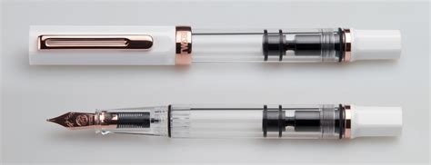 Twsbi Eco White Rose Gold Fountain Pen Pen Realm