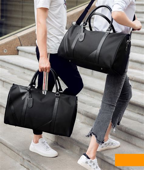 Nylon WaterProof Duffel Bag Men Travel Bags Review - LightBagTravel.com