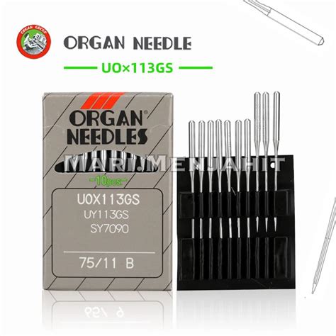 Jual Jarum Mesin Jahit Karet Pasang Karet UOX113 UO X 113 ORGAN NEEDLES