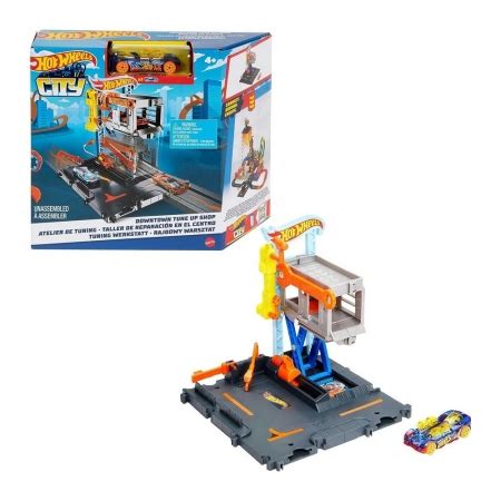 Hot Wheels City Downtown Oficina de Reparações Mattel HDR25 Mattel