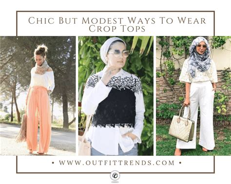 16 Modest Crop Top Outfit Ideas With Styling Tips