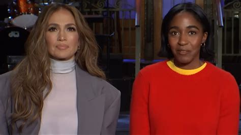 Snl Jennifer Lopez On Ayo Edebiri Apologizing For Podcast Comments