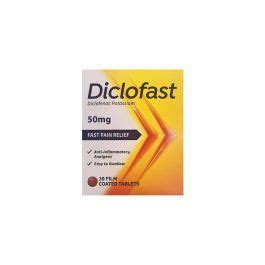 Diclofast 50 mg 30 Tablets