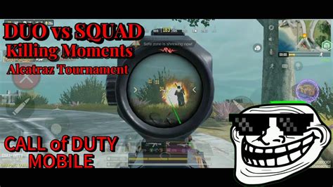 DUO Vs SQUAD Killing Moments Alcatraz Tournament Using Sniper LMG