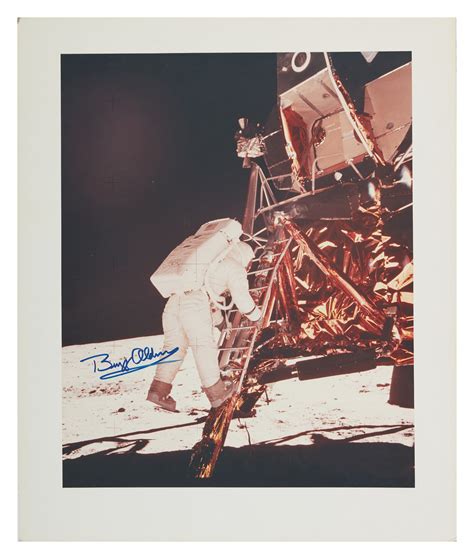 [apollo 11] Buzz Aldrin Descends To The Lunar Surface Signed By Aldrin