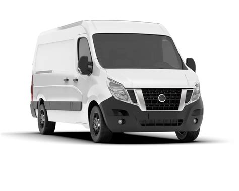 White Van On Transparent Background 3d Rendering Illustration