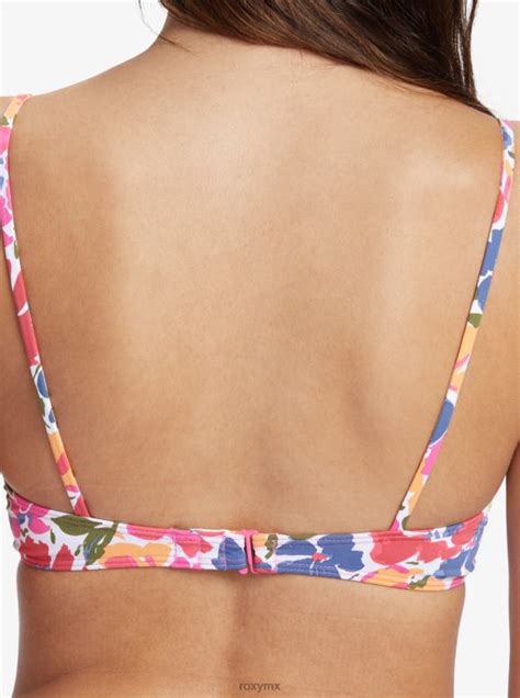 Roxy Mujer Top De Bikini Bralette Con Aros Bloomin Xp Xp