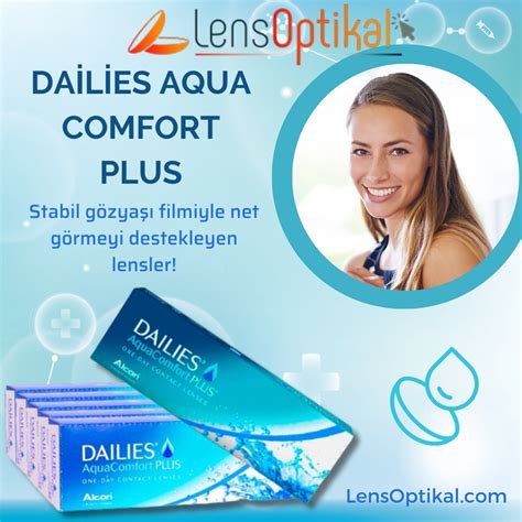 Dailies Aqua Comfort Plus - Lens Optikal - Medium