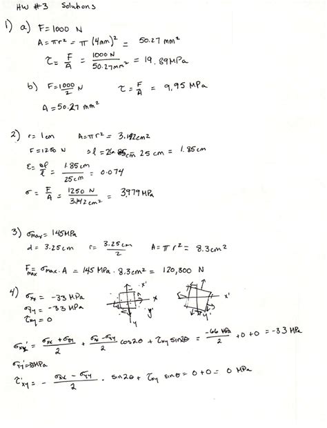 Homework 3 Solutions Biomechanics - As’Wr" : Tr ("Mn“)1L 50'“ mmt F ...