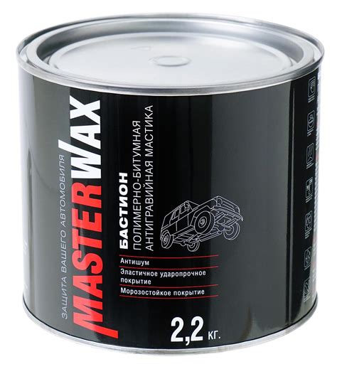 Антикоррозионная полимерно-битумная мастика Бастион Masterwax