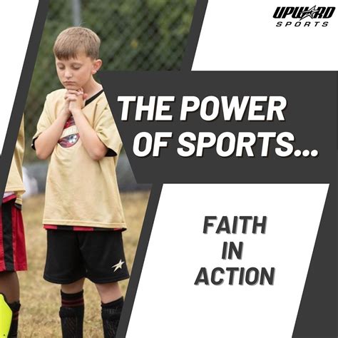 sports offer  unique platform     faith   tangible