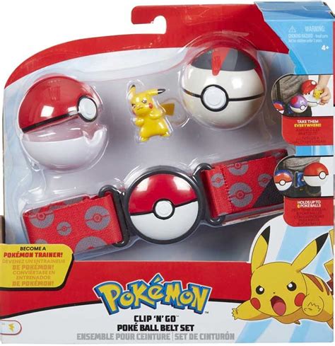 Pokemon Clip N Go Poke Ball Belt Set Pikachu Wholesale