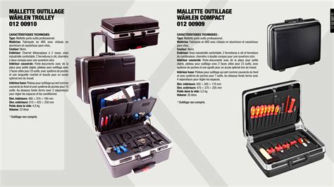 Valise porte outils Wählen trolley