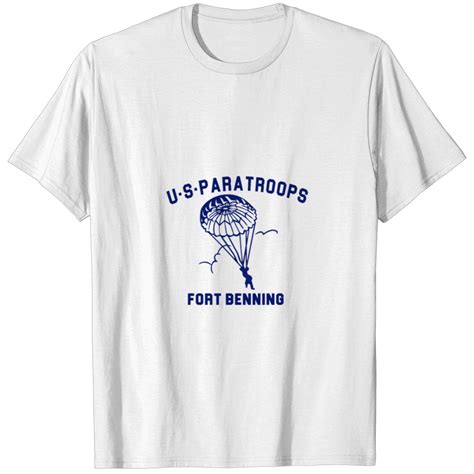 Us Paratroops Paratroopers Fort Benning Ww2 T Shirt Sold By Bianca