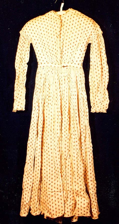 1850s Cotton Day Dress From The National Historic Oregon Trail