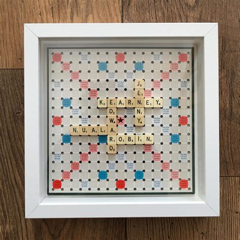 Personalised Scrabble Wall Art The Gingerbread House Co Uk