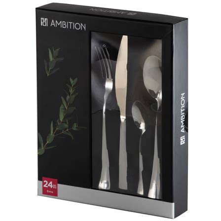 AMBITION Komplet sztućców Enna 24 elementowy Gift Box