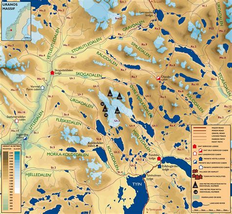 Scandinavian Mountains - Uranos Massif