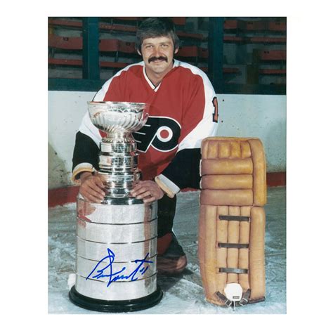 BERNIE PARENT Signed Philadelphia Flyers Stanley Cup 8 X 10 Photo