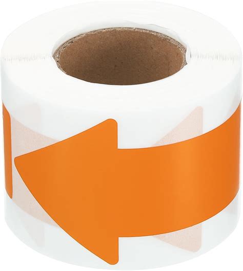 Patikil 4 X 2 Directional Arrow Sticker 200 Pcs Vinyl