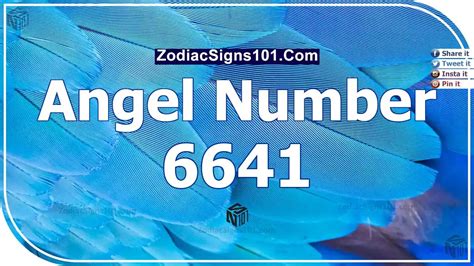 6641 Angel Number Spiritual Meaning And Significance - ZodiacSigns101