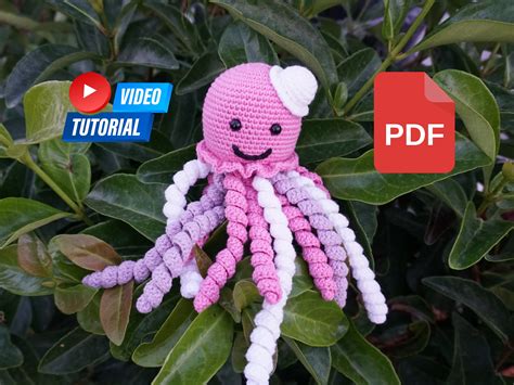 Octopus Crochet Pattern Crochet Lovey Pattern Amigurumi Crochet Octopus