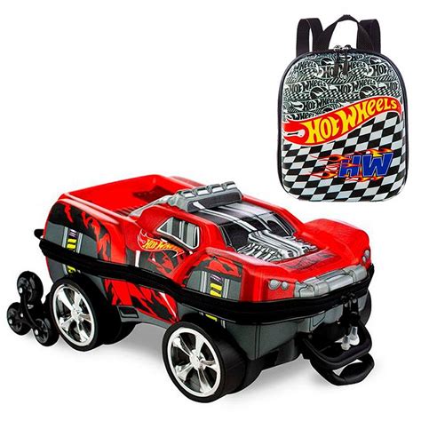 Mochila De Rodinhas D Lancheira Hot Wheels Dawgzilla Vm Shop Macrozao