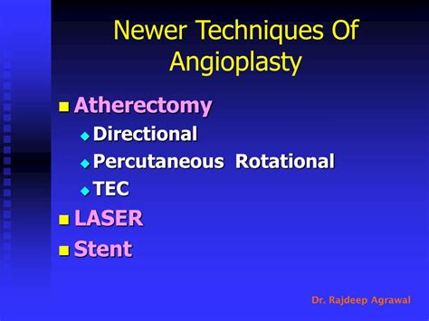 Ppt Peripheral Vascular Disease Angiography Angioplasty And