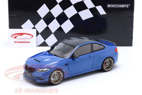 Minichamps 118 Bmw M2 Cs F87 2020 Blue Metallic Golden Rims 155021027 Model Car 155021027