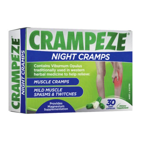 Crampeze Night Cramps 30 Capsules – Discount Chemist