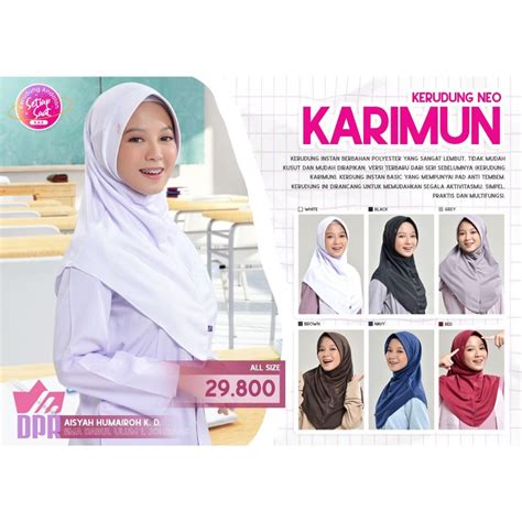 Jual Rabbani Kerudung Instan Neo Karimun All Size Shopee Indonesia