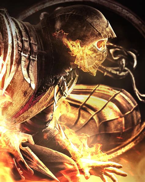 Mortal Kombat 11 Scorpion Wallpapers Wallpaper Cave