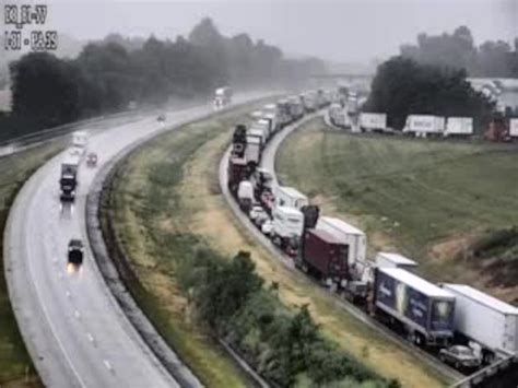 Crash Overturned Tractor Trailer Shut Down I 81 In Dauphin County