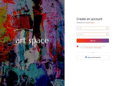 Sign Up By Ksenia On Dribbble