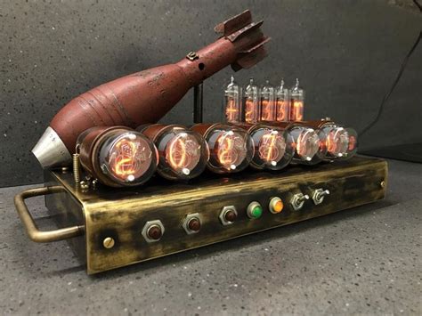 Ламповые часы “AfterWar” в интернет-магазине на Ярмарке Мастеров | Часы ...
