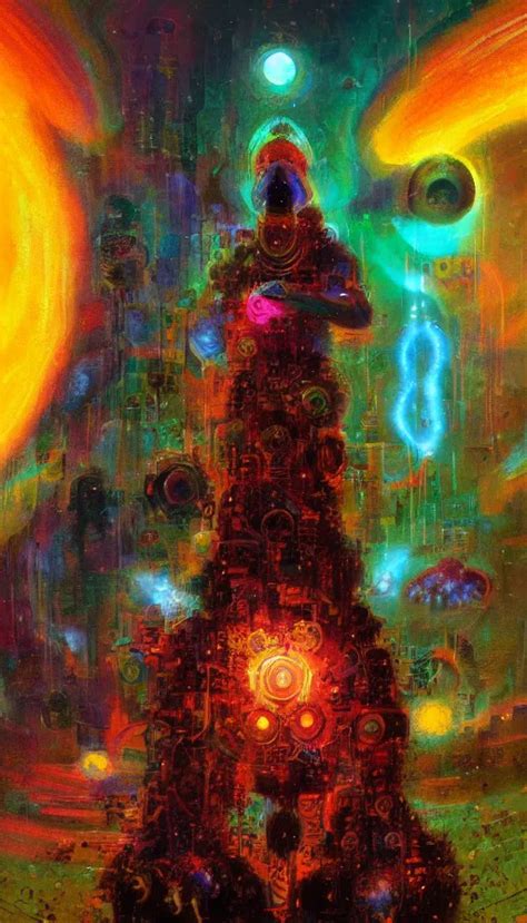 Portrait Of A Digital Shaman By Paul Lehr Stable Diffusion OpenArt