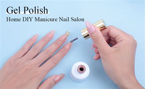 Amazon Imtiti Nude Gel Nail Polish Pcs Neutral Sheer Brown Color Jelly Gel Polish Jelly