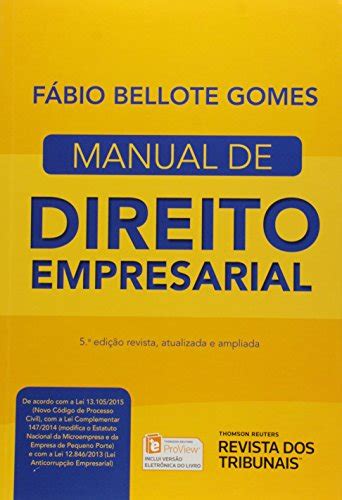 Manual De Direito Empresarial F Bio Bellote Gomes