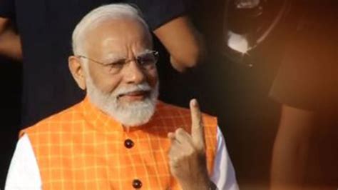 Pm Modi Casts His Vote For Third Phase Of Lok Sabha Elections In Ahmedabad