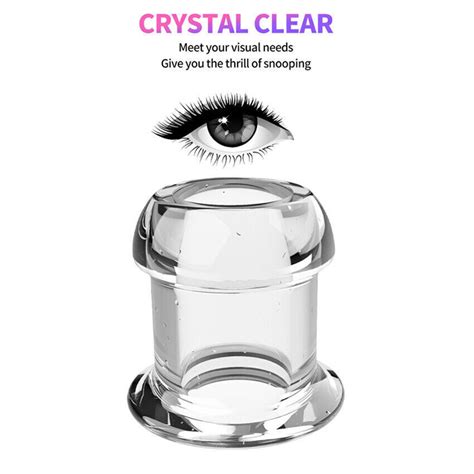 Anal Sex Spreader Clear Hollow Silicone Butt Plug Comfort Deep Access Tunnel Us Ebay