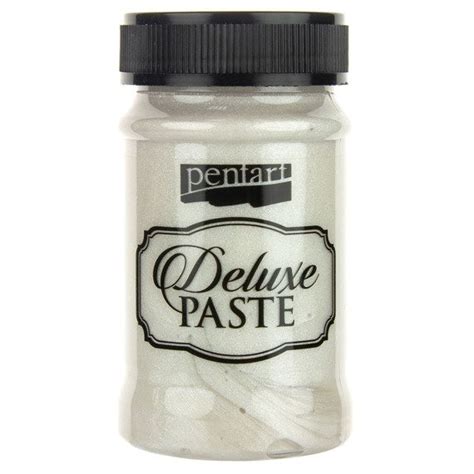 PENTART Deluxe PASTE Effektpaste Basteln für Schablonen Perle 100 ml