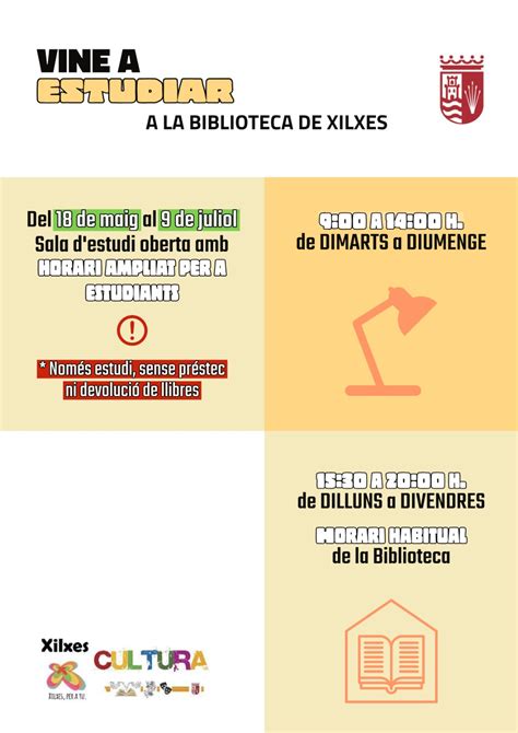 Ajuntament De Xilxes Xilxes Ampl A El Horario De Apertura De La