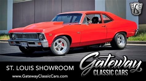 1969 Chevrolet Nova Supercharged 406 Sbc Gateway Classic Cars St Louis