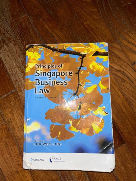 Smu Principles Of Singapore Business Law Hobbies Toys Books