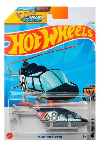 Propper Chopper Azul Hot Wheels Hw Metro Lets Race Envío gratis