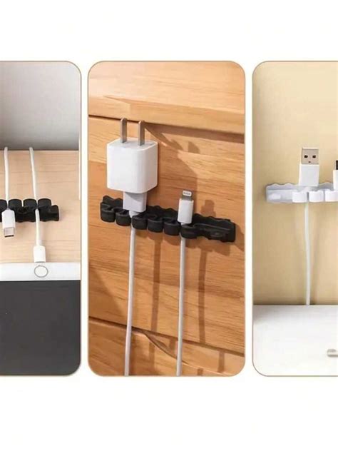 Organizador De Carregador De Celular - Organizador de Cabos Carregador Suporte Gancho Extensão Celular ...