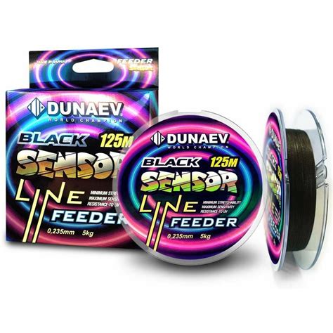 Леска Dunaev Black Sensor 125м 7,0кг/0,285мм (Черная) – купить в Москве ...