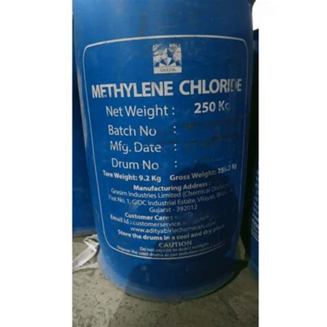 Aditya Birla Grasim Methylene Dichloride Mdc Liquid At Rs Kg