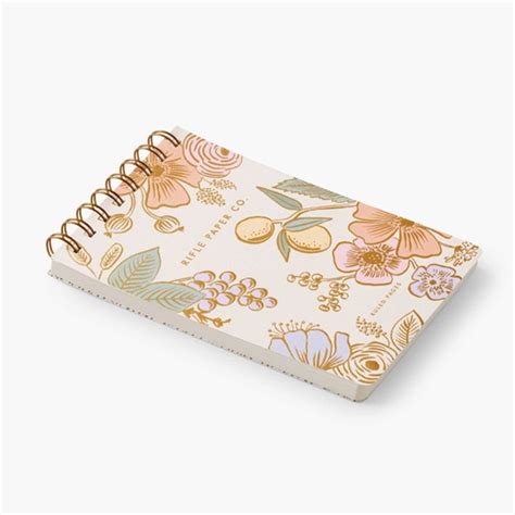 Rifle Paper Small Top Spiral Notebook Colette
