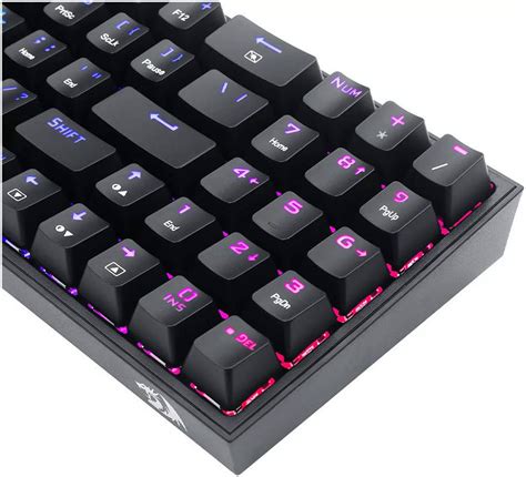 Redragon POLLUX Pro K RGB Wired Gaming Keyboard Keys Hot Swappable Compact Mechanical